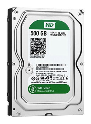 WD Green 500GB Desktop Hard Drive: 3.5-inch, SATA 6 Gb/s, IntelliPower, 64MB Cache WD5000AZRX