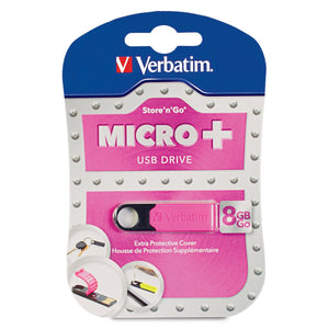 Verbatim 8GB Store 'n' Go Micro Plus USB 2.0 Pink